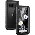 thumbnail image 1 of KOMI for Pixel 9 Case, IP68 Waterproof Dustproof, Built-in Screen Protector, Rugged Full Body Shockproof Phone Case for Google Pixel 9/9 Pro, Obsidian Black, 1 of 5