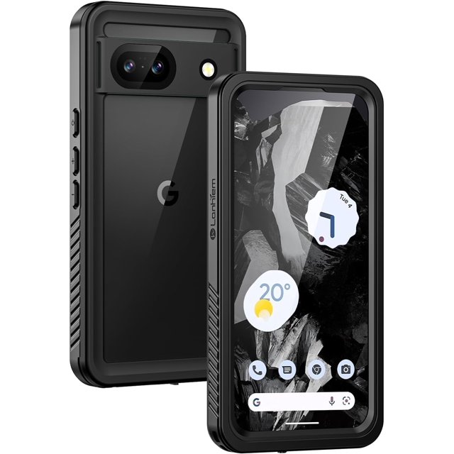 KOMI for Pixel 9 Case, IP68 Waterproof Dustproof, Built-in Screen Protector, Rugged Full Body Shockproof Phone Case for Google Pixel 9/9 Pro, Obsidian Black