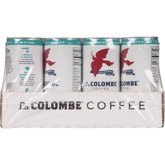 La Colombe Coffee Peppermint Mocha Draft Latte - 9oz, Pack of 12