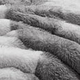 thumbnail image 4 of Full/Queen Ombre Shaggy Faux Fur Comforter Set, 4 of 4
