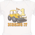 thumbnail image 4 of Inktastic I'm 1 and Digging It Bulldozer Boys or Girls Long Sleeve Baby Bodysuit, 4 of 5