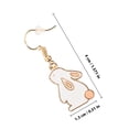 thumbnail image 2 of WEAVILUX 2 Pairs of Decorative Bunny Earrings Cute Dangle Earrings for Women, 2 of 6