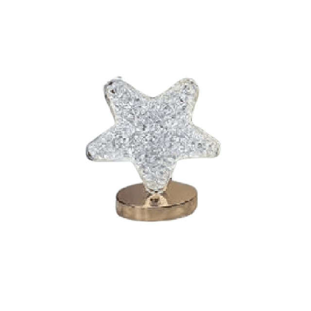 Lampara Escritorio Led Luz Noche Cristal Lámpara Decorativa ESTRELLA BLANCA