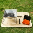 thumbnail image 4 of Heavy Duty Glass Fiber Fire Retardant Blanket Fireproof Thermal Resistant Mat, 4 of 11