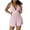 Pink jumpsuits women dressy, variant on Summer Saving Wycnly Jumpsuits for Women Dressy Sexy Hollwed Elastic Waist Strap Mini Overalls Jumpsuits Summer V-Neck Sleeveless Solid Short Trendy Rompers Green s