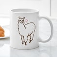 thumbnail image 3 of CafePress - Cute Alpaca Mug - 11 oz Ceramic Mug - Novelty Coffee Tea Cup, 3 of 4