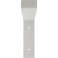 thumbnail image 3 of Ekena Millwork 2"W x 12"D x 7 3/4"H Steel Truss Shelf Bracket, White Primer, 3 of 11