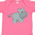 thumbnail image 4 of Inktastic Cute Smiling Baby Hippo Boys or Girls Baby Bodysuit, 4 of 5