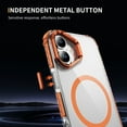 thumbnail image 5 of Allytechgroup Kickstand Hard Shell Back Cover Cell Phone Case with Protective Case Cover for Apple iPhone 17, Orange, 5 of 8