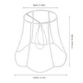 thumbnail image 3 of WEUVEB Minimalist White Metal Lamp Holder Cage for E27 Bulb, Compatible with Table Lamps and Pendant Lighting Fixtures, 3 of 8