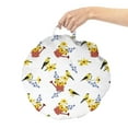 thumbnail image 2 of Floral Round Floor Cushion with Handle, Spring Time Garden Scene of Polka Dotted Watering Cans with Flowers and Birds, Decorative Pillow for Living Room & Dorms, 18" Round, Multicolor, by Ambesonne, 2 of 4