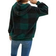 thumbnail image 4 of Christmas Womens Sherpa Pullover Fuzzy Fleece Oversized Warm Pullover Hoodies with Pockets Shermie, 4 of 5