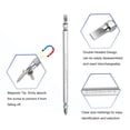 thumbnail image 4 of Uxcell Magnetic Double Ended Screwdriver Bit 5mm PH2 6"/150mm 1/4" Shank Phillips Cross Slotted Flat Screw Driver Bit, 4 of 7