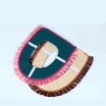 thumbnail image 4 of BH-JJSMGS Lace Decoration Toilet Ring Covers Soft Velvet Toilet Pad Home Three-Piece Set Dust-Proof Toilet Tank Cover, 4 of 5