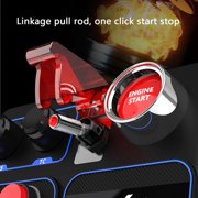 lanema Gaming Control Box Featuring 30 Programmable Button & personalizes Multiple Light Setting Immersive Racings