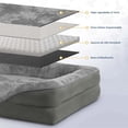 thumbnail image 4 of Cama Ergonómica para Perro Magma Life Poliéster Color Gris, 4 of 6
