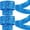 Blue, variant on Blue 2 Tier Iridescent Fringe Tinsel Chandelier Banner Set, Party Disco Ball Decor