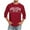 Wine, variant on Big and Tall Shirts for Men 3/ 4 Sleeve Letter City Name T Shirts Comfortable Crewneck Solid Color Fit Tee Shirt Tops Bulk T Shirt Pack Mens Shorts Pocket Pack Big V Neck Men for Set 2XL