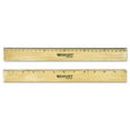 thumbnail image 3 of Acme Westcott Flexible Wood/Brass Edge Ruler, 3 of 3