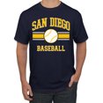 thumbnail image 1 of Wild Bobby City of San Diego Baseball Fantasy Fan Sports Men's T-Shirt, Navy, Small, 1 of 6