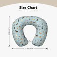 thumbnail image 5 of Gaeub Cartoon Doodle Puppy Print Memory Foam Travel Pillow,U-Shaped Neck Pillow,Head Neck Support Airplane Pillow,Flight Pillow for Traveling,Car,Home,Office,Washable Cover, 5 of 8