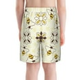 thumbnail image 3 of Cauagu Sweet Bee Print Swim Trunks for Men,Youth Boys Swim Shorts Compression Liner Beach Shorts Boys' Swimming Shorts 7-20 Years Bathing Suit-X-Large, 3 of 7