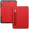 thumbnail image 6 of Business-Style Case for iPad 6th/5th Generation (2018/2017), iPad Air 2 Case 2014, iPad Pro 2016 Case 9.7", Folio Heavy-Duty Case with Magnetic Stand /Pencil Holder /Auto Sleep Wake Function, Red, 6 of 6