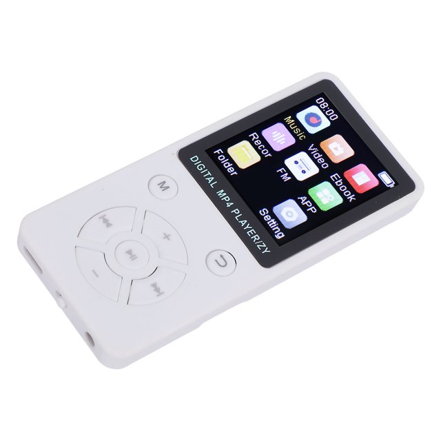 Lecteur de Musique Portable avec Écran de 1,8 Pouces, Lecteur MP3 BT avec FM / Vidéo / Visionneuse de Photos / Livre Électronique pour Enfants, Lecteur de Musique MP3 HiFi pour Course Jogging Cyclisme