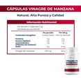 thumbnail image 4 of NAIMA Kit 2 Frascos de Vinagre de Manzana, 100 Cápsulas c/u | Suplemento Alimenticio 100% Puro y Natural | Apoyo Digestivo y Bienestar General | Sin Aditivos, 4 of 7
