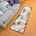 thumbnail image 3 of Dreamtimes Tropical Palm Trees Landscape Hallway Runner Rug 2'x6' Kitchen Rug with Rubber Backing Flamingos Non Slip Entryway Rug Runner Washable Soft Area Rug for Hallway Bedroom Kitchen Decor, 3 of 6