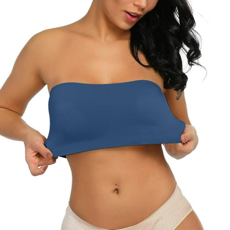 Women 1Pc Underwire Womens Strapless Tops Lace Vest Women s Elegant Tube Bra for Women Dirndl Blouse Dirndl Tube Bra Top Blouse Lace Blouse for Teal Tube Top Oktoberfest