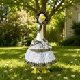 thumbnail image 6 of AuroraX Farmhouse Lace Dress 23 inch Porch Goose Outfit Summer , 17-19 inch Porch Goose Clothes Sets Holiday Front Porch Goose Accessories, 6 of 7