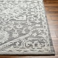 thumbnail image 4 of Hauteloom Derya Recycled Material Living Room, Bedroom Area Rug - Traditional - White, Charcoal, Black - 9' x 12', 4 of 6