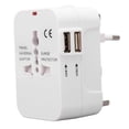 thumbnail image 2 of Adaptador de Enchufe de Viaje Universal Adaptador de Enchufe Internacional Convertidor de Corriente de Cargador de Pared en Todo el Mundo para EEUU UU Reino Unido UE Australia ANGGREK  Otros, 2 of 8