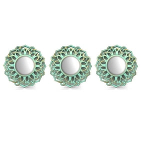 Mainstays 3 Pack Circles Decorative 10 Round Mirrors Walmart Com