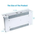 thumbnail image 2 of 12V 50A 600W Universal Power Supply AC 110V/220V to DC 12V Regulated Switching Power Supply Adapter Transformer LED Driver for LED Strip Light, CCTV Camera System, 2 of 8