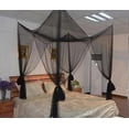 thumbnail image 4 of Mosquito Net For Double Bed, Rectangular Solid Color With 4 Openings, Easy Installation,190cm X 210cm X240cm, 4 of 5