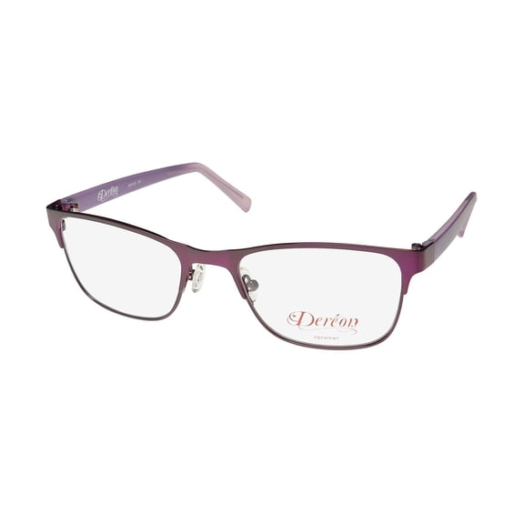 DEREON DOV529 CAT EYE EYEGLASS FRAME/GLASSES SIGNATURE LOGO ON TEMPLES GENUINE