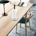 thumbnail image 3 of Nordic Sty Natural Marble Texture Plated or Kitchen Paper Towel Holder Ceramic Holder Desktop Storage Shelf, 3 of 5