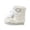 White, variant on women's snow calf boots furr Faux-Fur Ankle-High Snow Platform White Sizes 37