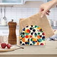 thumbnail image 2 of Yayeee Napkin Holder for Table Kitchen Paper Tissue Organization, Green Geometric, 2 of 8