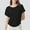 W-Black, variant on Adeawade Womens Tshirts Crewneck Short Sleeve Loose Fit Solid Color Fashion Tee Clothing M Light Pink