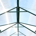 thumbnail image 4 of Yesurprise Polycarbonate Greenhouse, Walk in Greenhouse with Rain Sink, Sliding Door, Transparent Polycarbonate Panels, Aluminum Frame, Vent, Waterproof Outdoor Greenhouse, 4 of 6