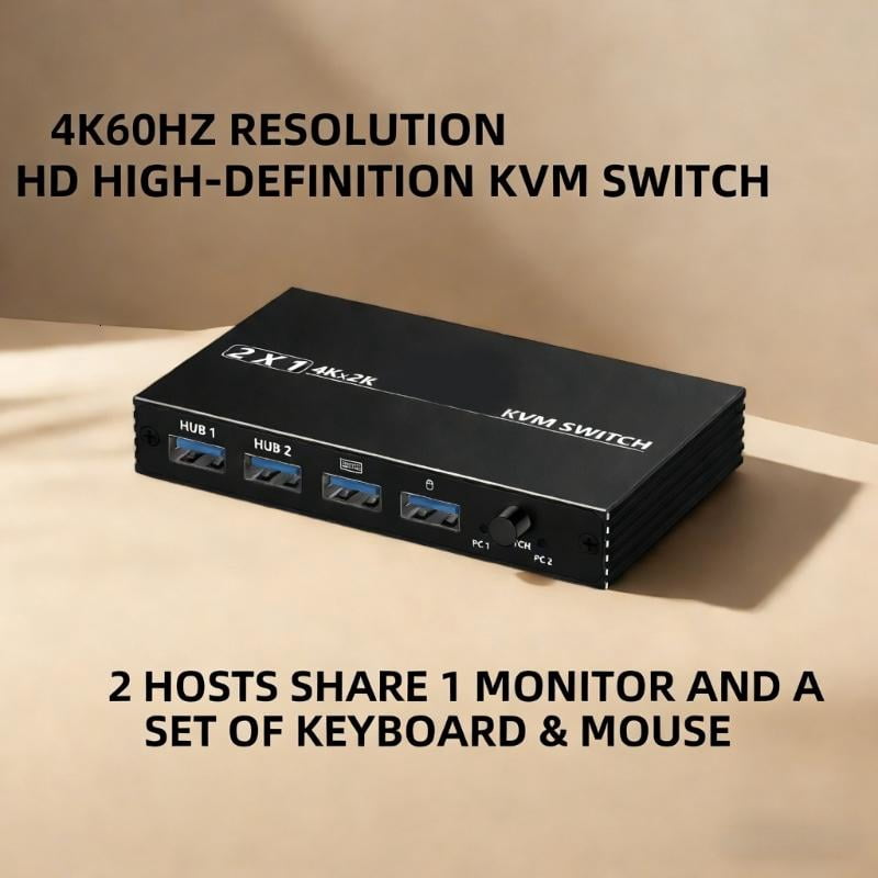 CEORPER Ready To Use KVM Device For Two Screen Productivity arrange