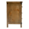 thumbnail image 3 of Furniture of America Sesco Cottage Wood 3-Drawer Nightstand in Brown Elm, 3 of 8