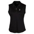thumbnail image 2 of Women's Cutter & Buck Black Michigan State Spartans Forge Stretch Sleeveless Polo, 2 of 3