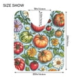 thumbnail image 5 of Yayeee Bath Rugs for Bathroom Floor Set of 2 Non Slip Fluffy Soft Absorbent Mat, Floral Tomatoes, 5 of 7