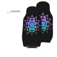thumbnail image 6 of KAKALAD Teal And Purple Mandala 02 Car Seat Covers Set Vehicle Front Seats Protector 2 Pcs, 6 of 9