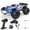 Blue, variant on DEERC 1:14 Fast Brushless RC Car for Adults, Max 46+ mph Off-Road Truck, 2 * 3S Lipo 4WD Waterproof, 7 Lighting Modes High Speed Remote Control, All Terrain Truggy for Snow, Sand & Mud