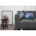thumbnail image 3 of Ambesonne Mountain Throw Pillow Cover 2 Pack, Nighttime Mountainous Area, 16", Yellow Indigo, 3 of 7